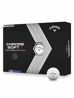 Callaway Chrome Soft X Golf Balls - 1 Dozen White 2022