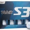Volvik S3 2019 Golf Balls - 1 Dozen White