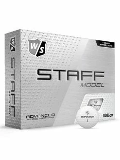 Wilson Staff Model Golf Balls - 1 Dozen White