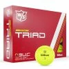 Wilson Staff Triad Golf Balls - 1 Dozen Yellow