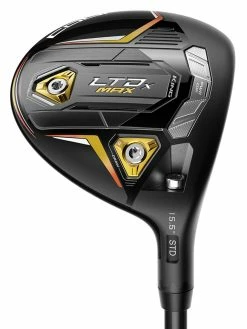 Cobra King LTDx Max Fairway Wood - Black/Gold Fusion