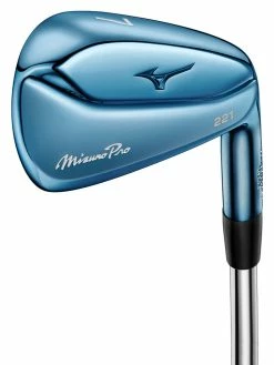 Mizuno Pro 221 Blue Limited Edition Irons - Steel Shaft 3-PW